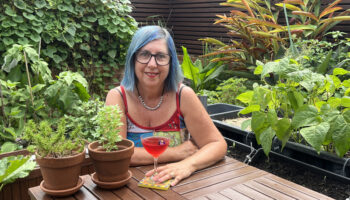 Corinne Mossati in The Gourmantic Garden