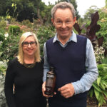 Corinne Mossati with Master Distiller Philip Moore of Distillery Botanica