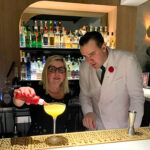 Corinne Mossati Behind the Bar with Simone Caporale at Maybe Sammy