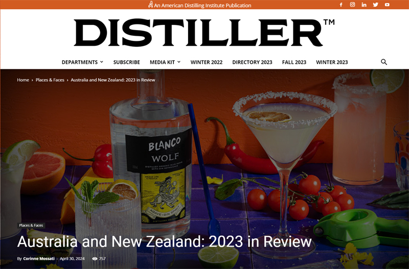 Australia & New Zealand 2023 in Review Distiller Magazine Corinne Mossati